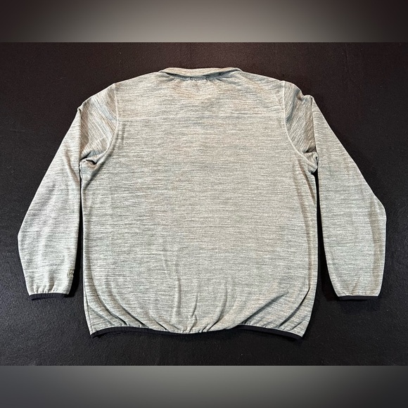 Avalanche Men’s Large 1/4 Zip Pullover Sweatshirt Gray Stretch Activewear - Picture 3 of 5